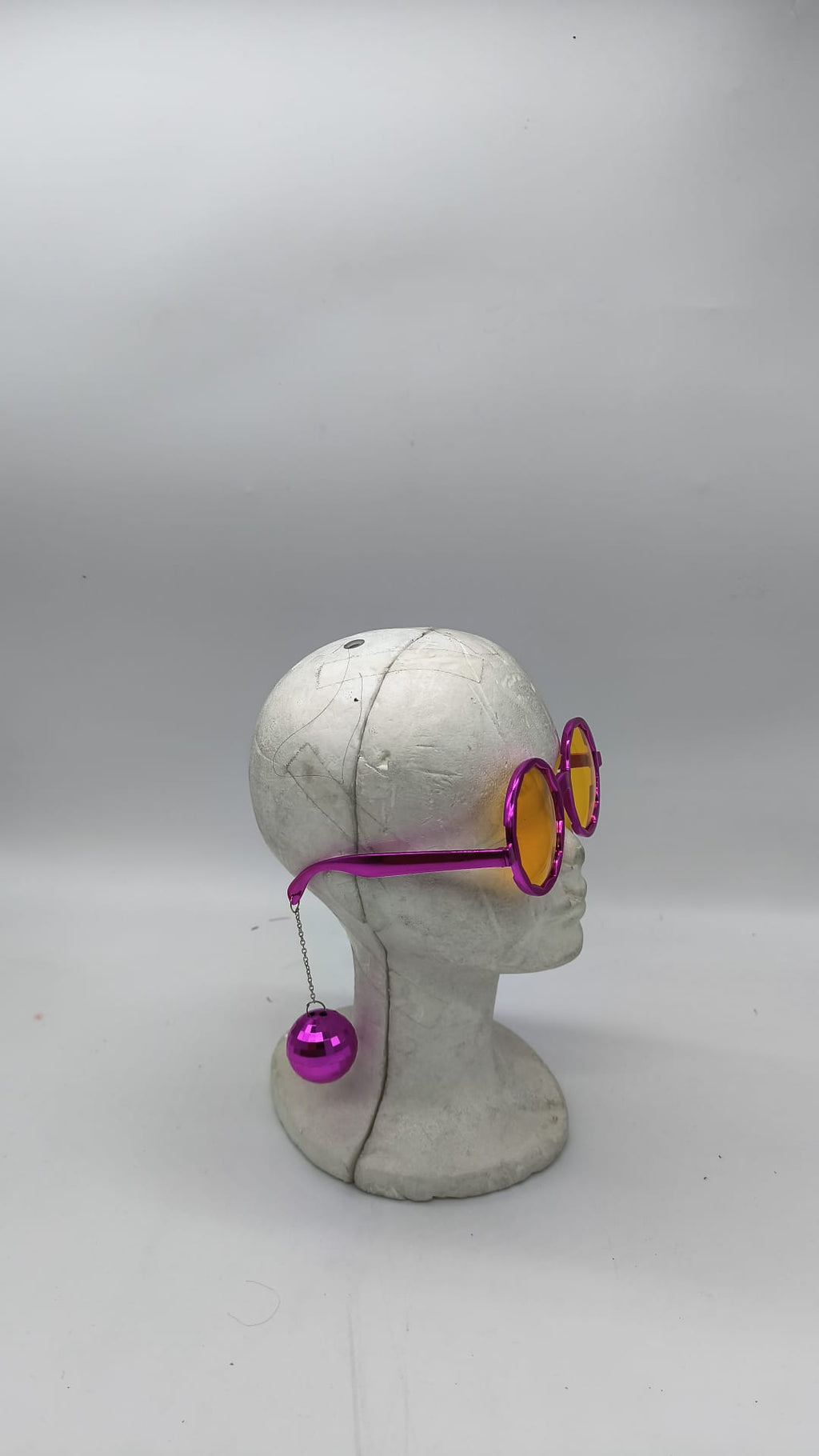 Kit Gafas Disco y Pendientes Bola de Espejos años 70