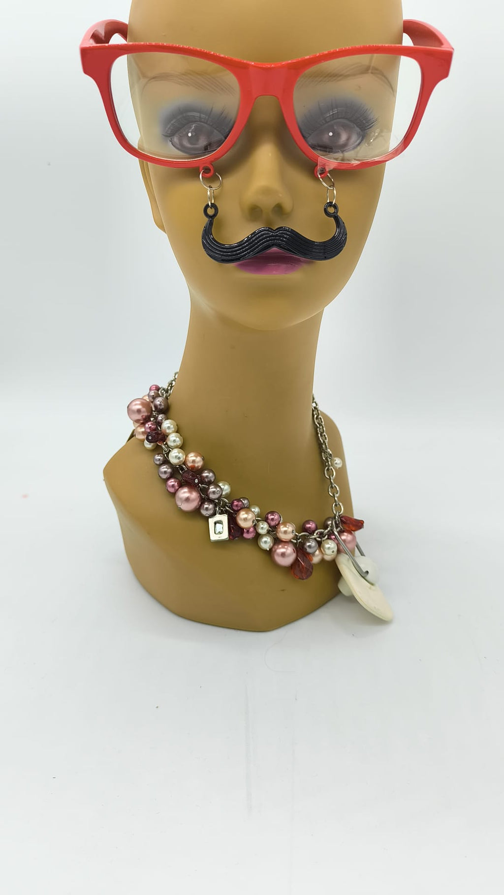 Gafas con Bigote Colgante para Disfraz