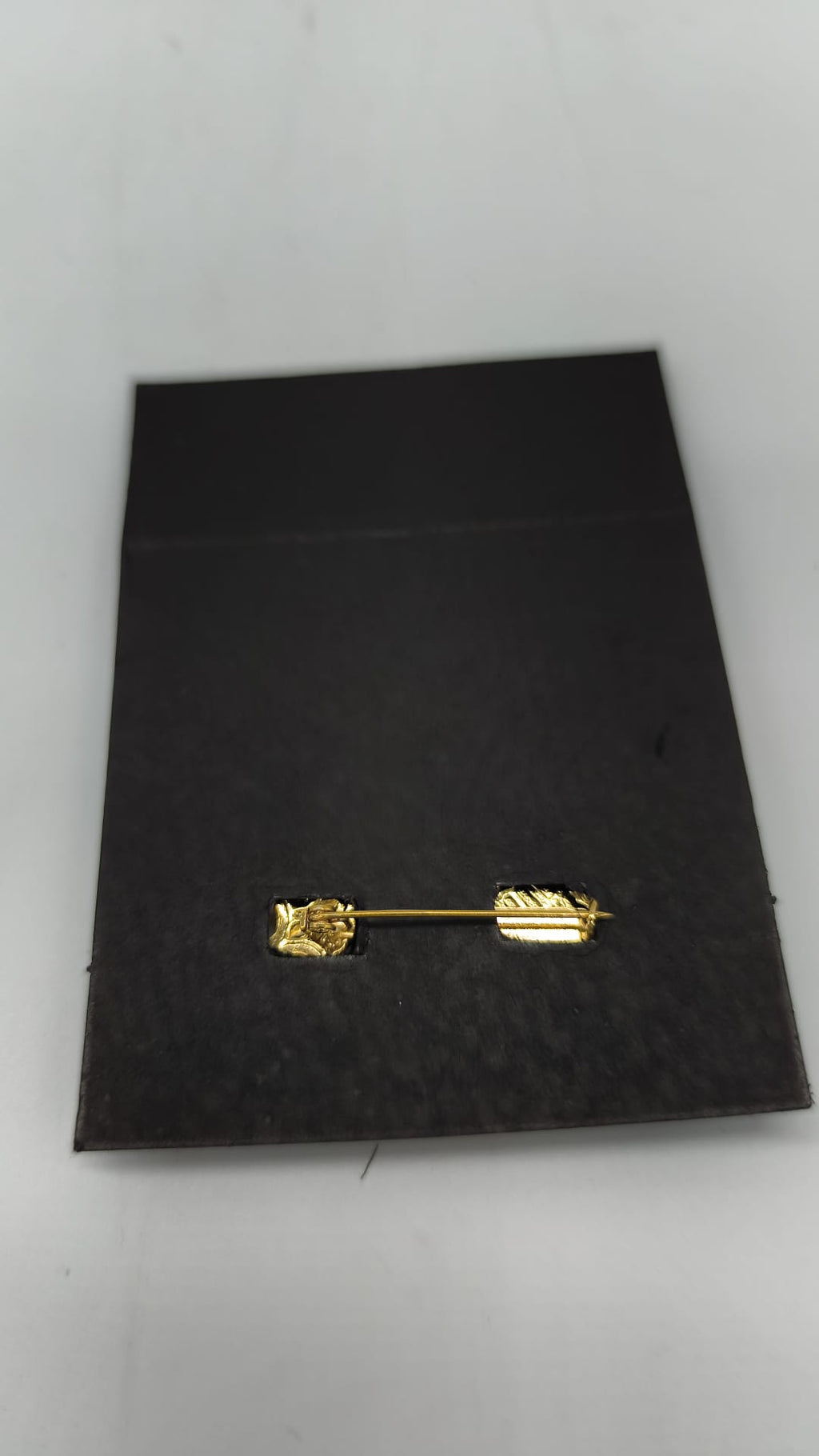 Openwork Brooch with Stone