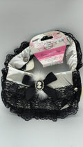 Bolso Camafeo con Encaje Negro y Blanco