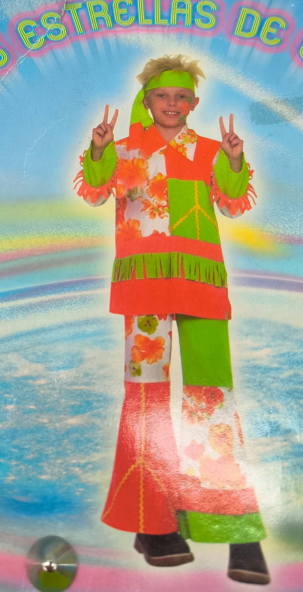 Disfraz Hippie Niña