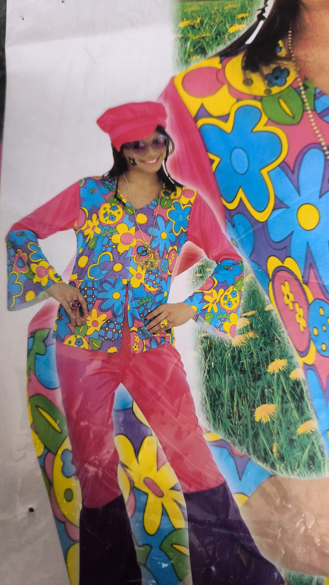 Disfraz Hippie Niña Widmann