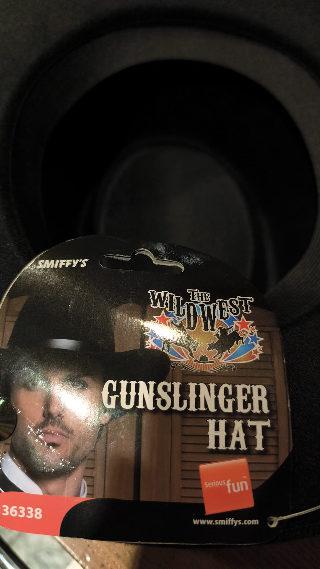Sombrero Pistolero Negro Adulto
