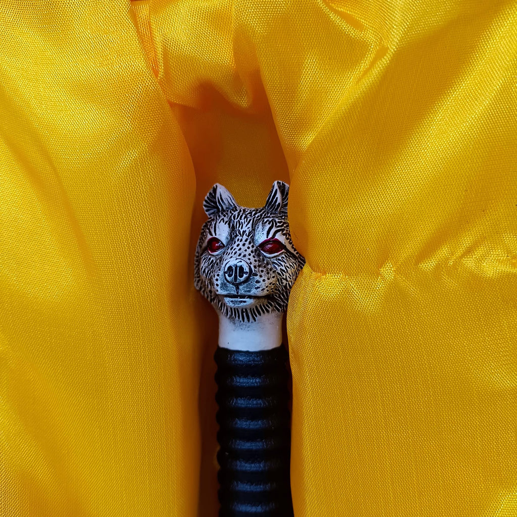 Daga Lobo de Acero – Pomo con Forma de Lobo