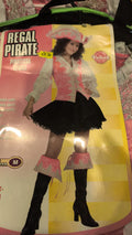 Disfraz Pirata Real Mujer Adulto – Regal Pirate Rosa Terciopelo