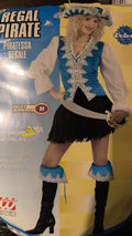 Disfraz Pirata Real Mujer Adulto – Regal Pirate Azul Terciopelo