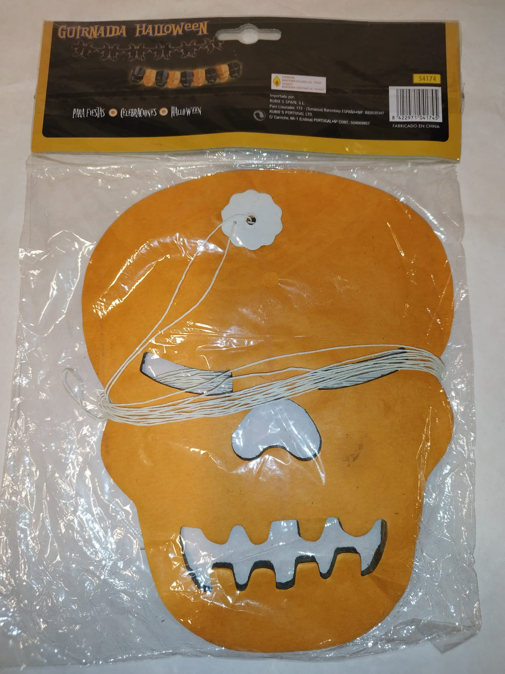 Guirnalda Calavera Decoración Halloween 3 metros