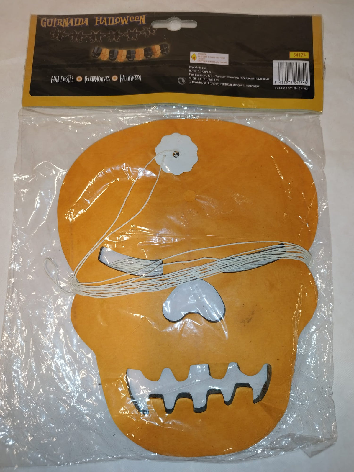 Guirnalda Calavera Decoración Halloween 3 metros
