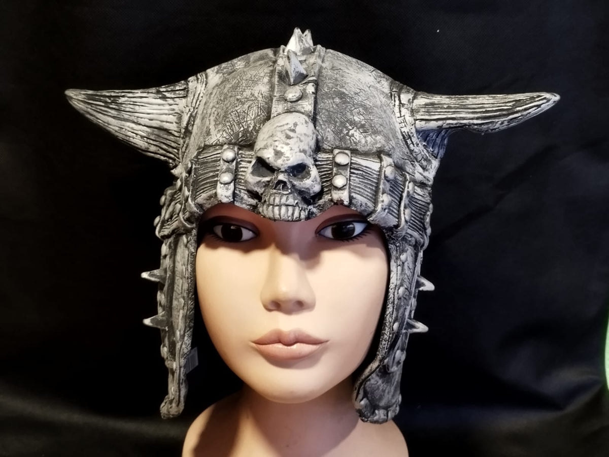 Casco Guerrero Látex — Accesorio para Disfraz