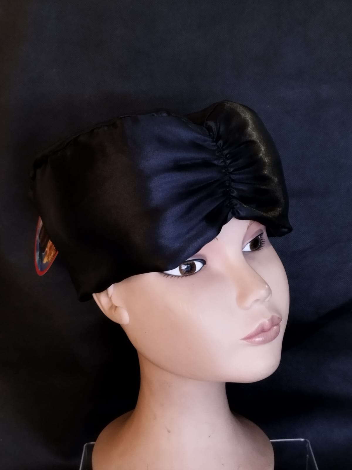 Turbante Negro Raso