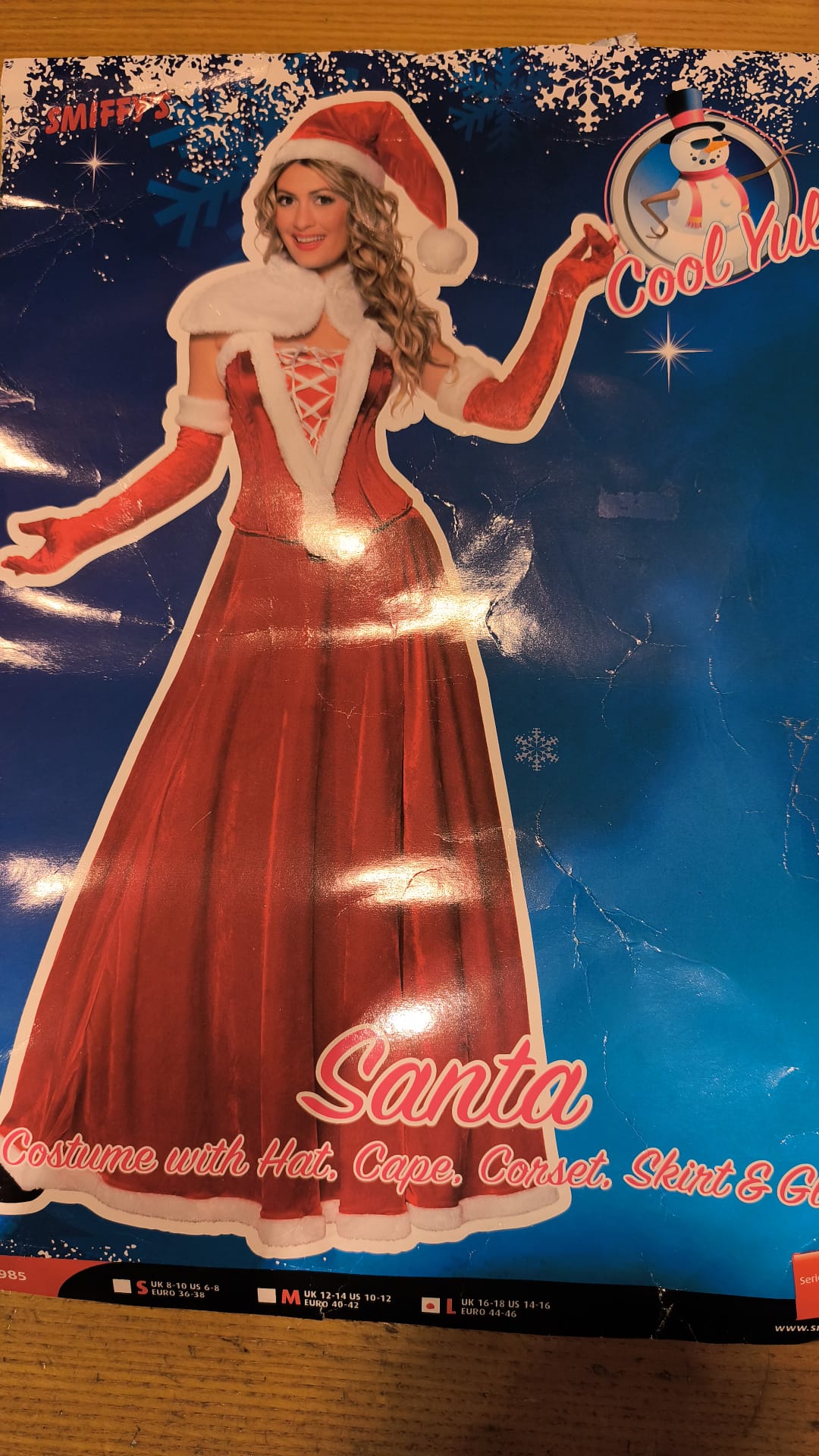 Disfraz de Mamá Noel Simpática para Mujer