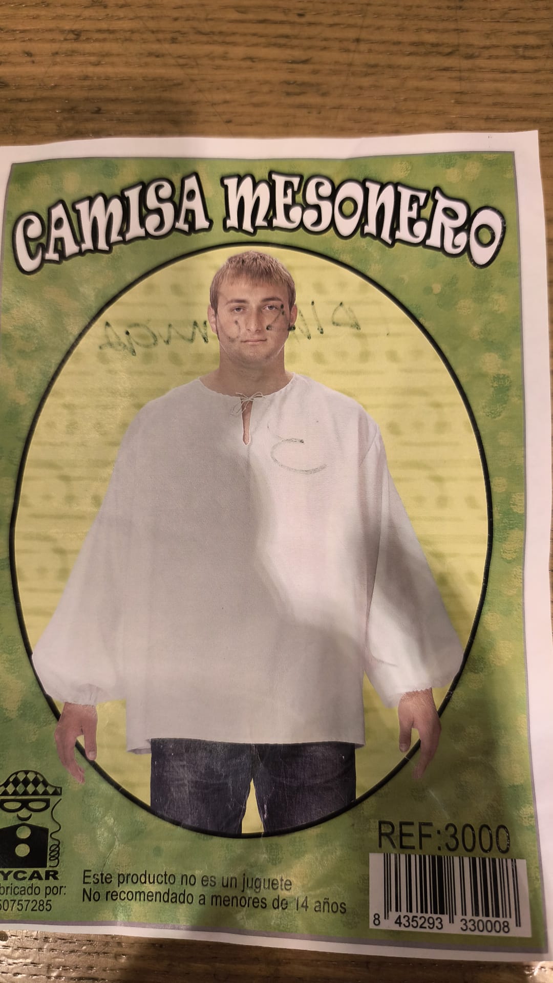 CAMISA MESONERO