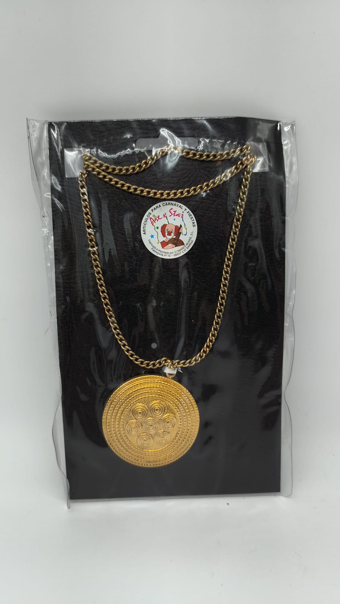 GOLD PENDANT CIRCLES W/CHAIN