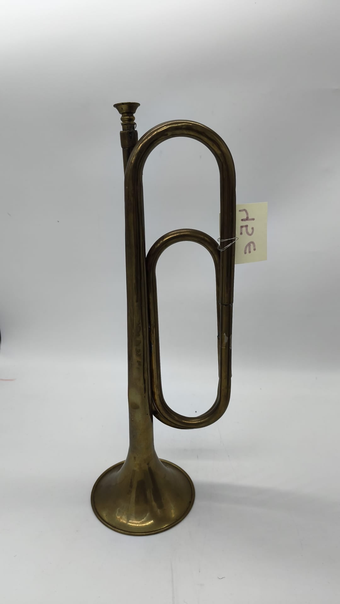 Clarín de Caza en Latón Envejecido para Disfraz 44 cm