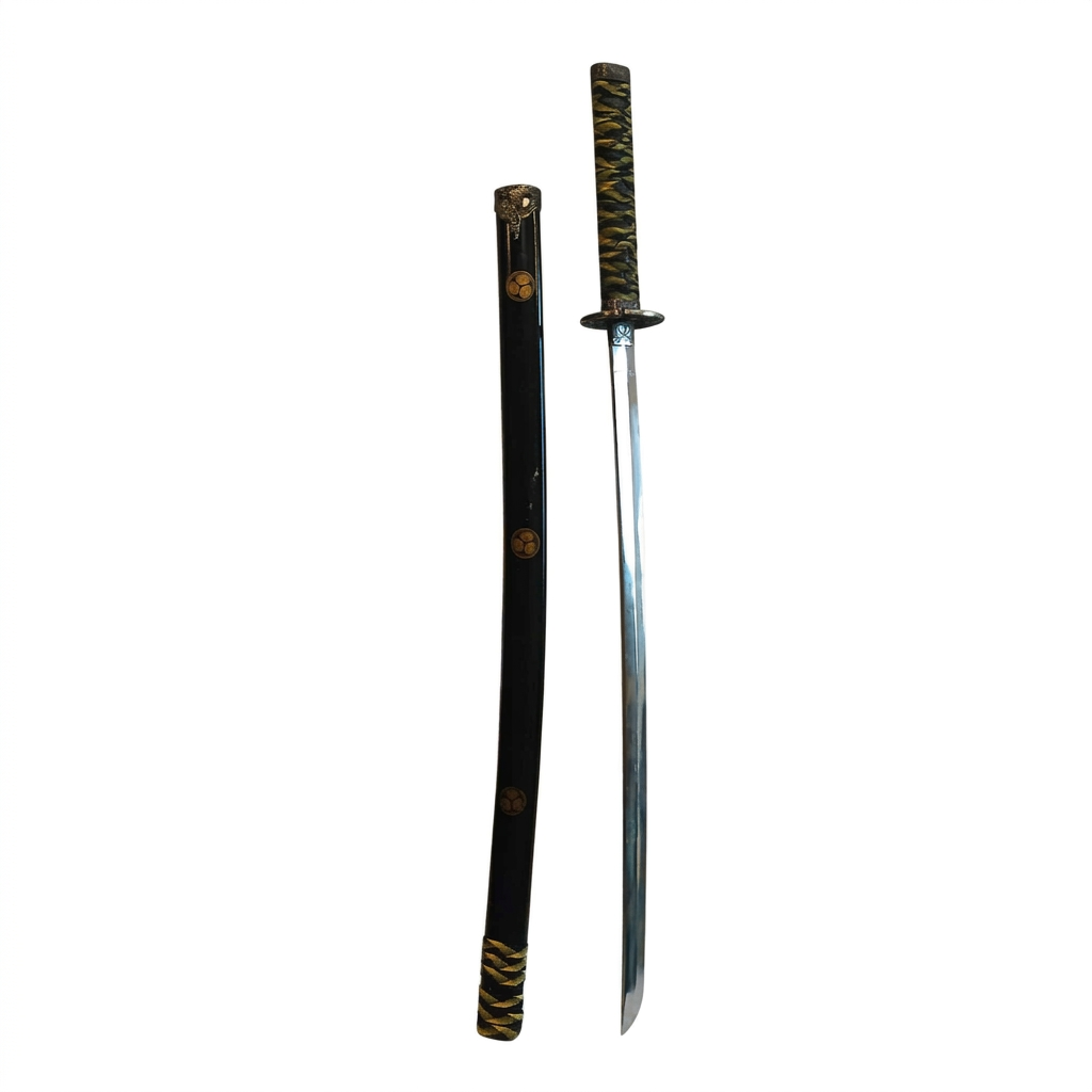 Katana Decorativa Samurái con Saya Negra