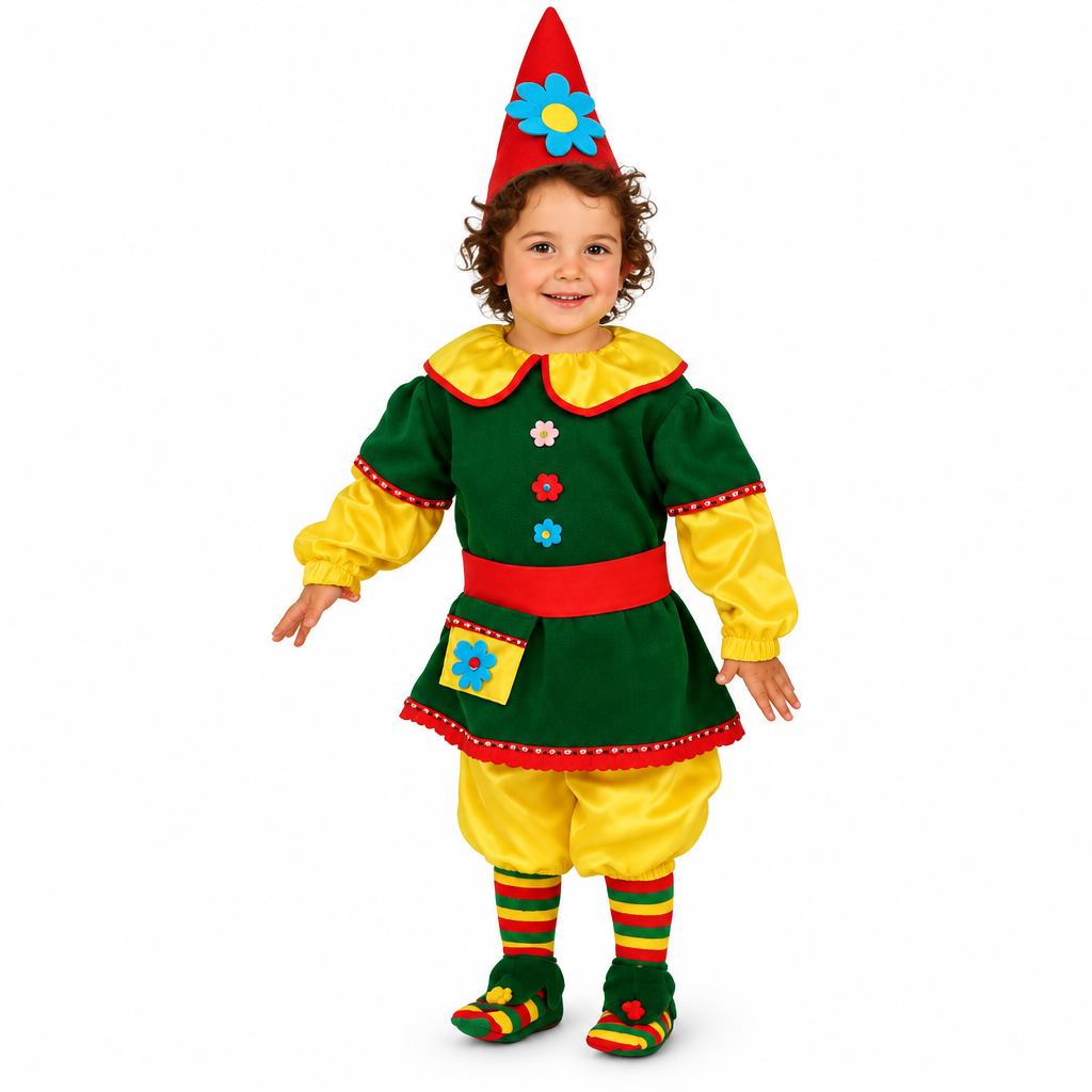 Children's Momo Tales Gnome Costume – Colorful Gnome Outfit