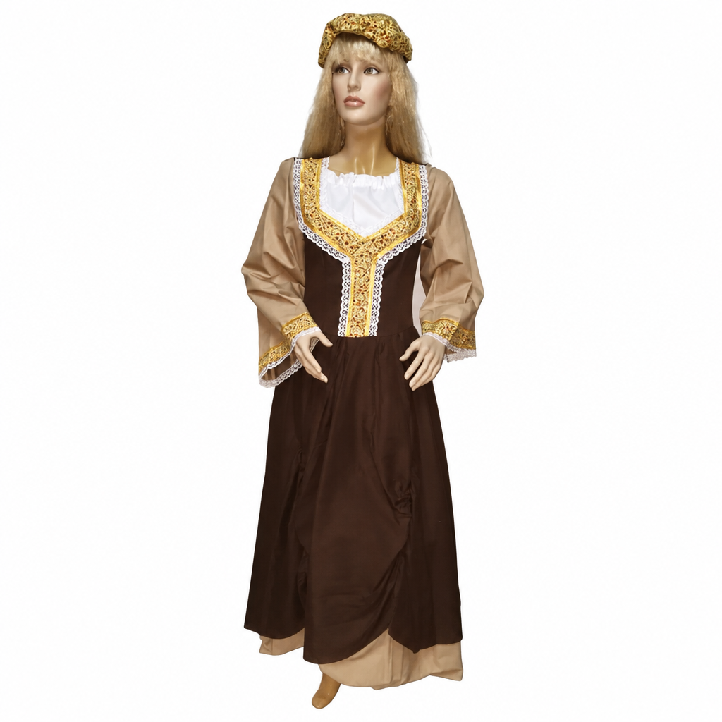 Leonor Court Lady Costume — Medieval Dress for Women
