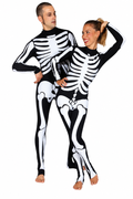 Adult Lycra Skeleton Costume - Unisex Halloween Outfit