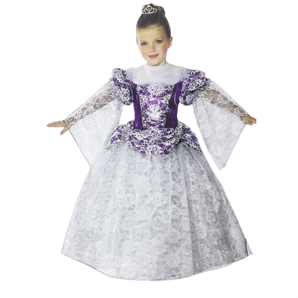 Princess Eugenie de Montijo Costume for Children – Period Dress for Girls