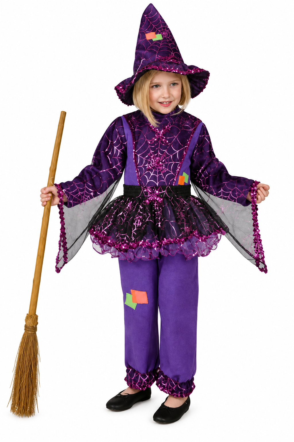 Disfraz Bruja Pantalón Niña