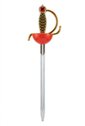 Espada Mosquetero con Guarda Roja