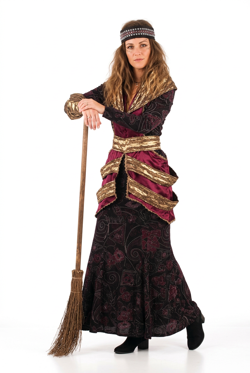 Maleficent Witch Costume for Women – High-Quality Dark Outfit
