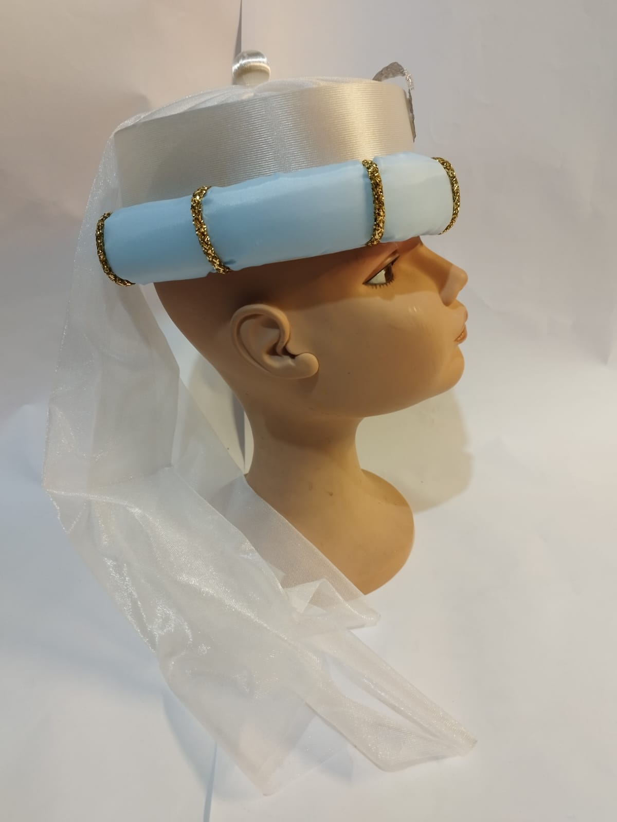 Turbante Celeste Con Luna
