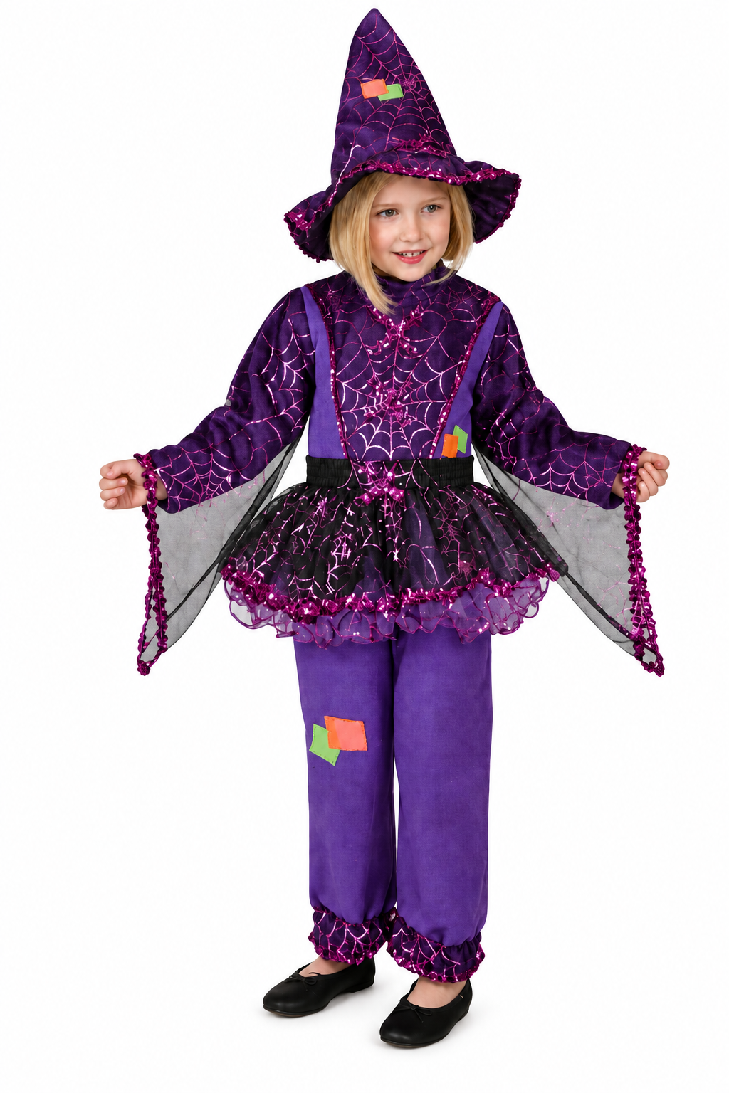 Disfraz Bruja Pantalón Niña