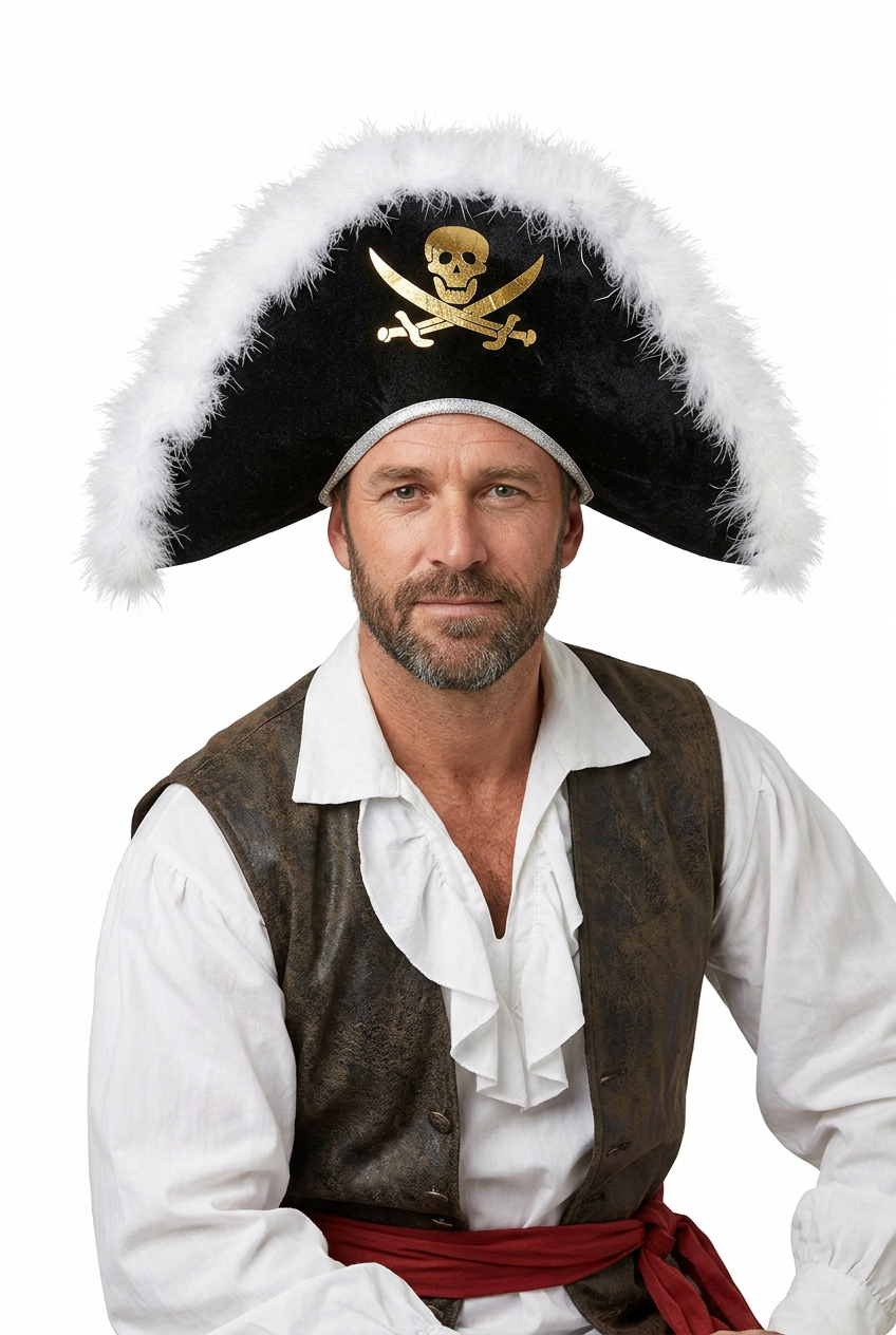 Sombrero Pirata de Terciopelo