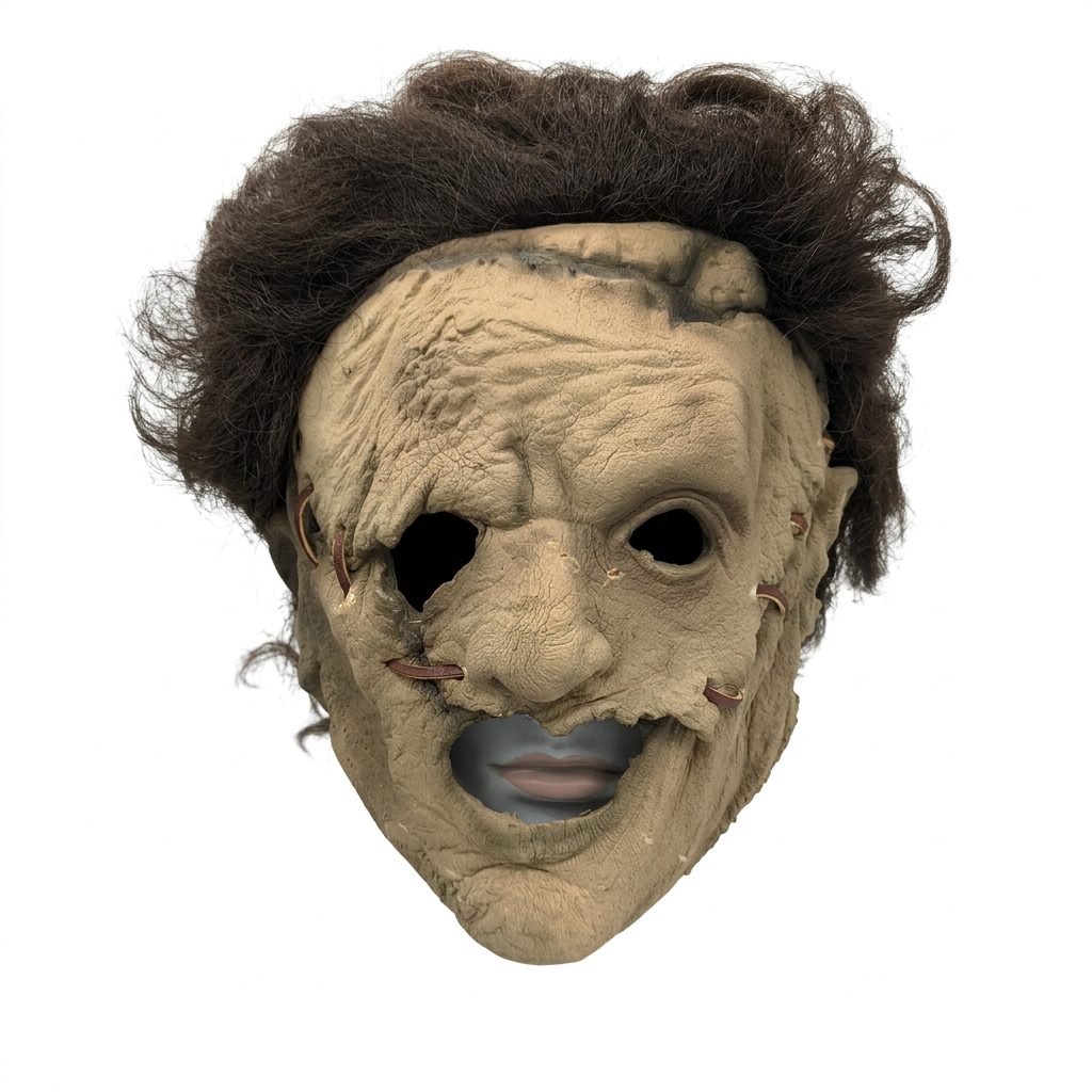 Máscara de Leatherface con Pelo – La Matanza de Texas