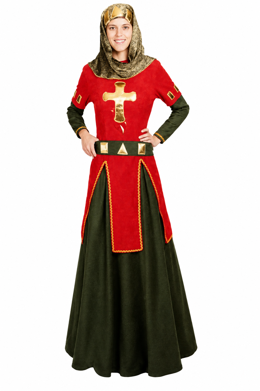 Adult Templar Warrior Costume – Handmade Spanish