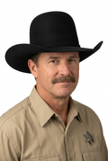 Sombrero Sheriff Negro Adulto