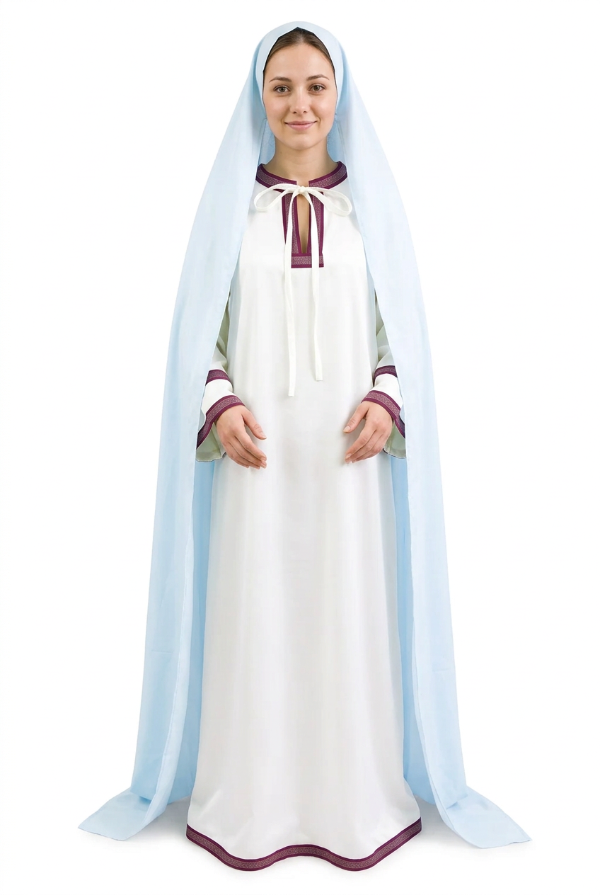 Disfraz Virgen María Dolores Adulto – Traje Bíblico Religioso