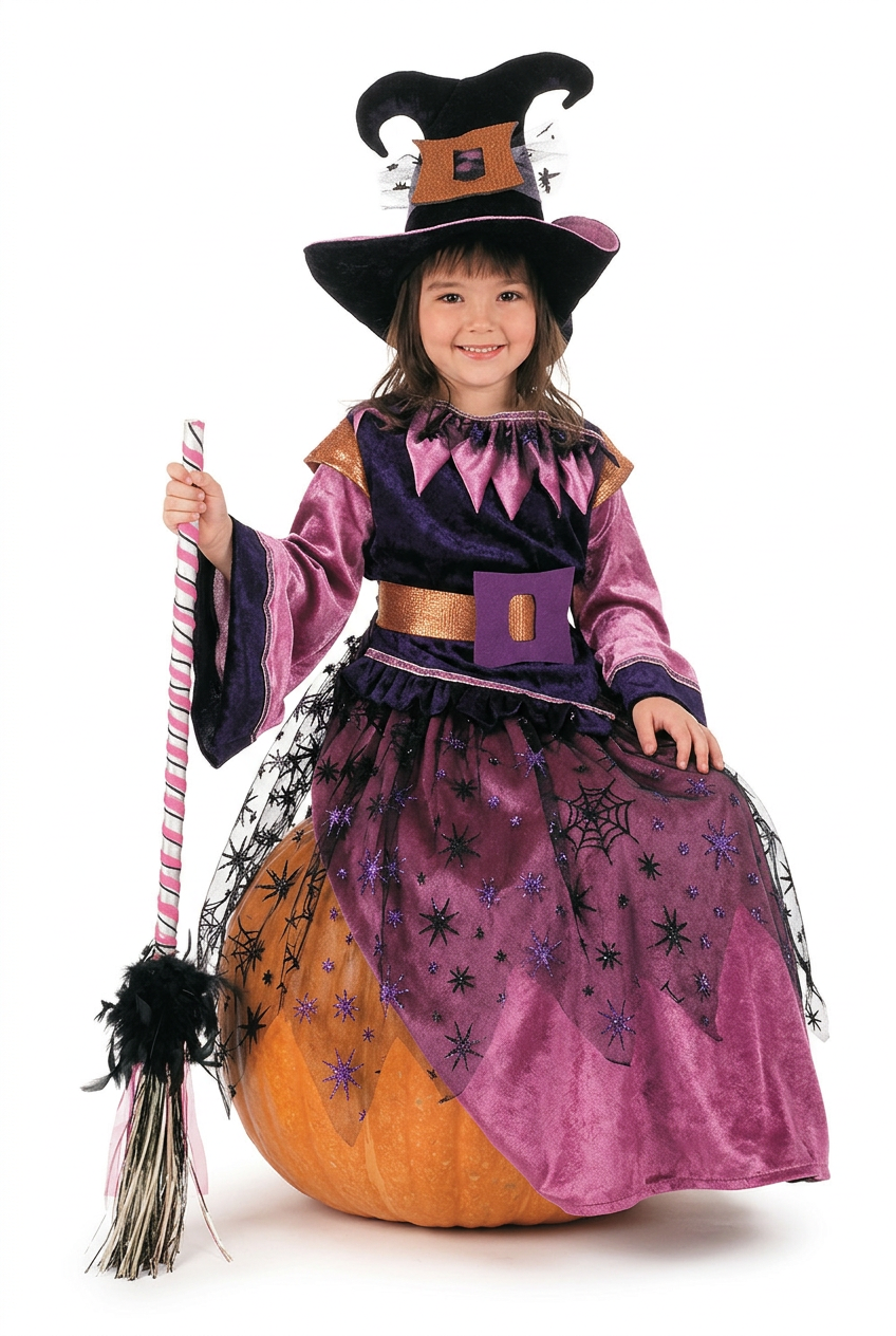 Disfraz de Bruja Violette Infantil Halloween