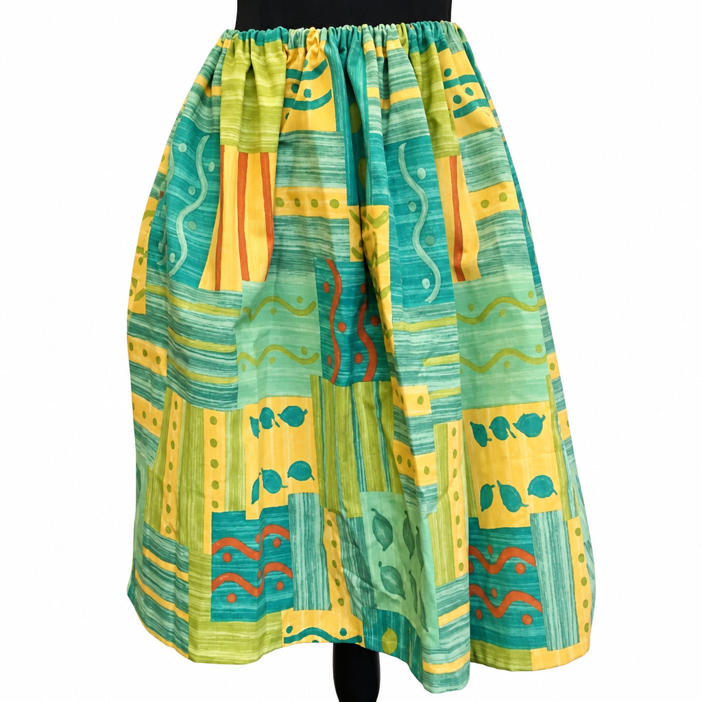 Green Skirt Girl Costume