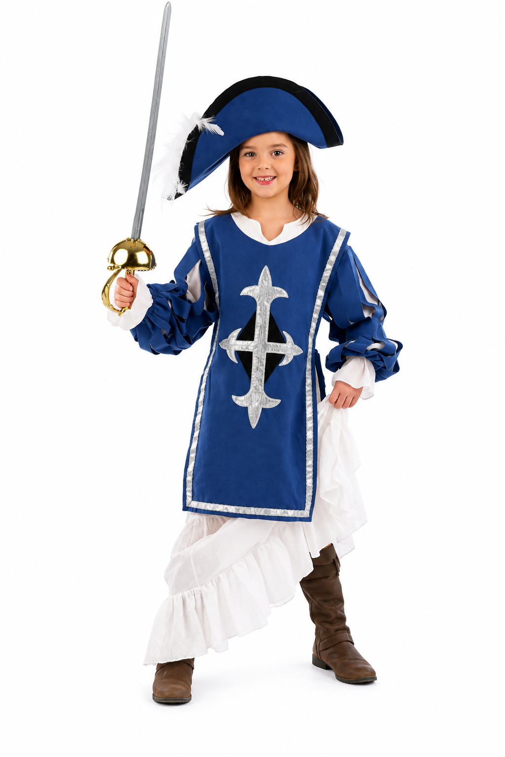 Julietta Musketeer Children's Costume - Historical Musketeer Outfit