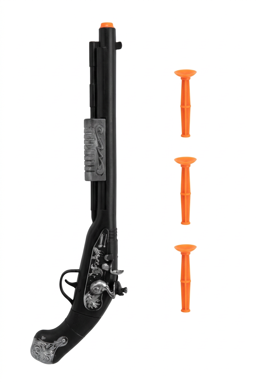 Set Pistola Pirata con Dardos Time 4 Fun