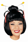 Peluca Asian Lady – Negra Lisa Larga