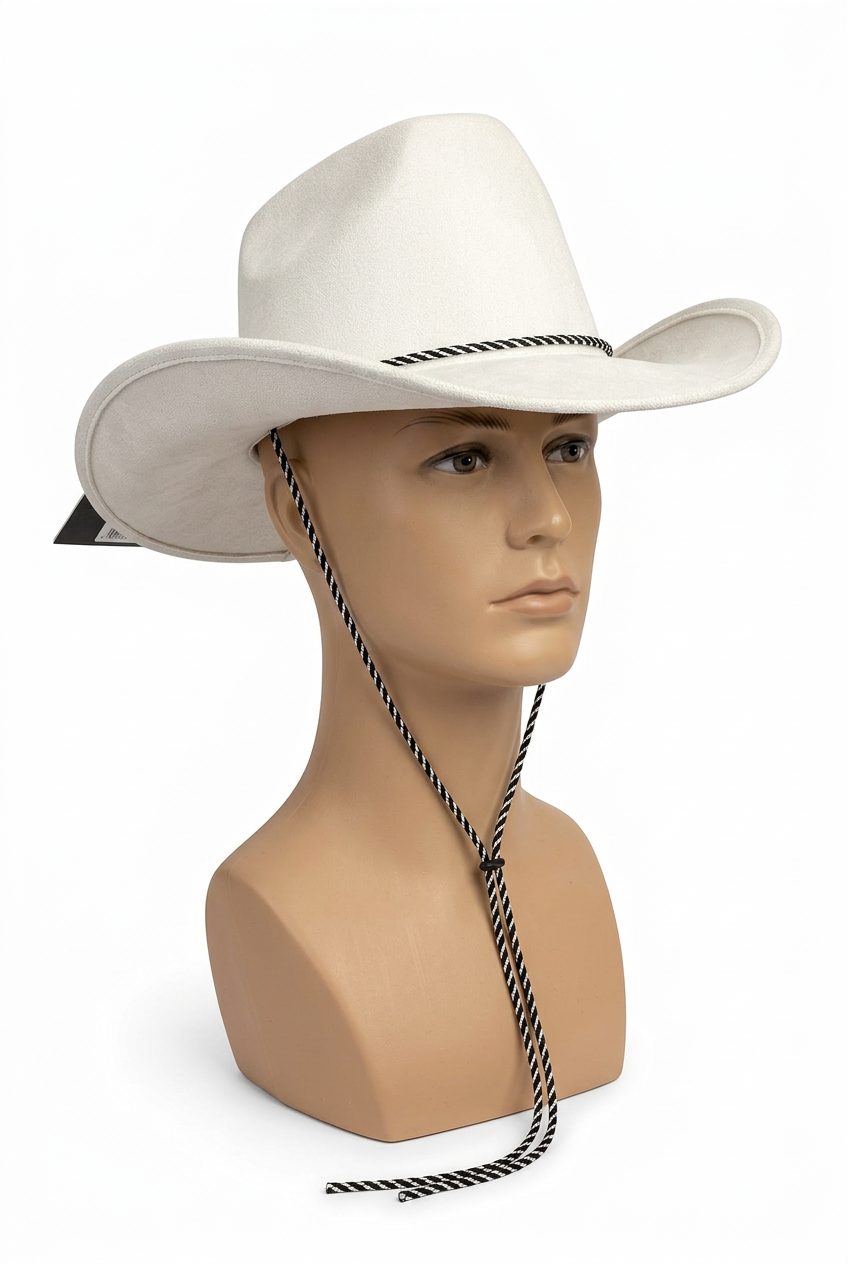 Sombrero Cowboy Blanco Antelina