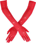 Guantes Brillantes Rojos