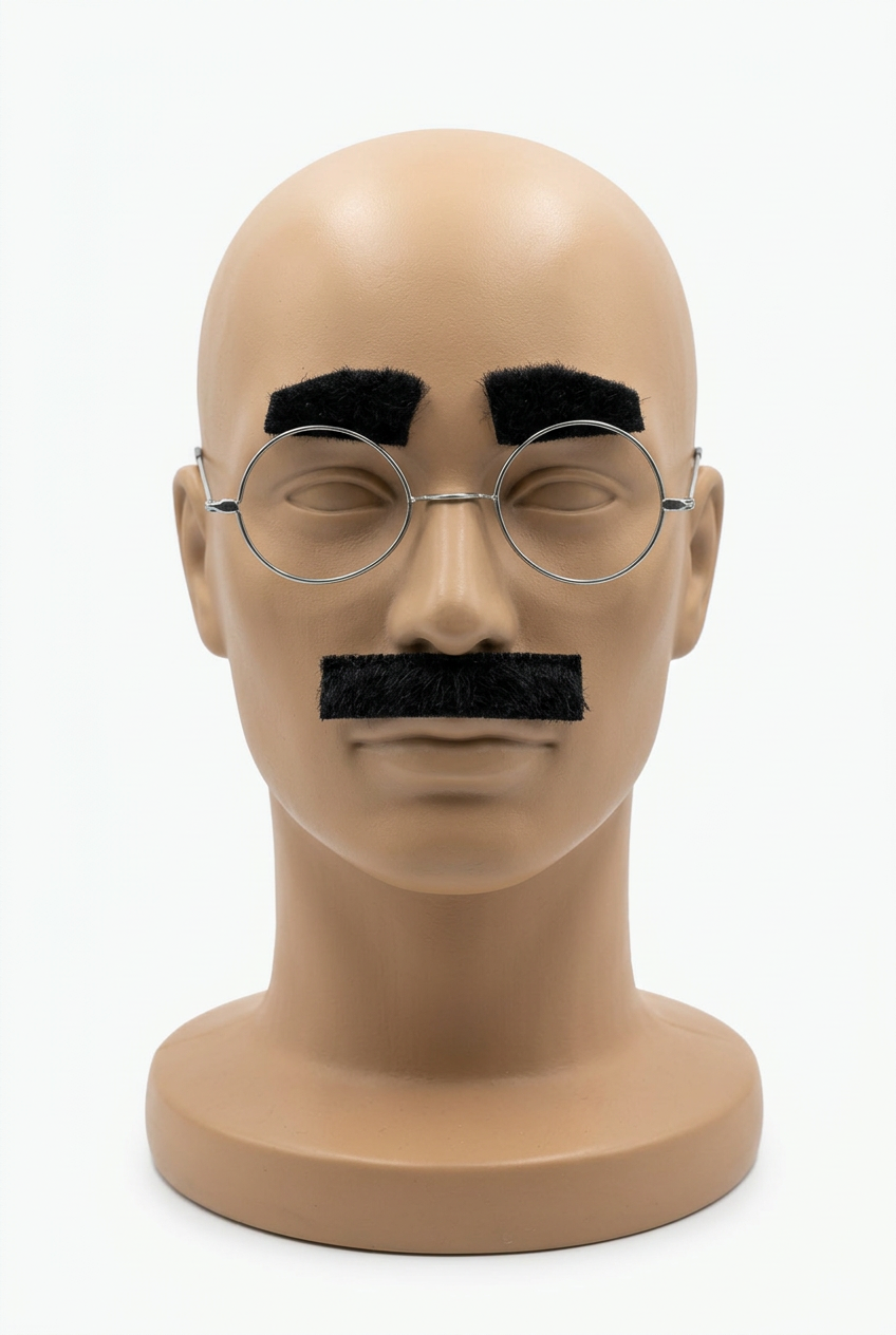 Groucho Glasses Eyebrows and Moustache Set – Sanromà