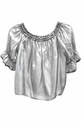 Silver Medieval Shirt with Braids