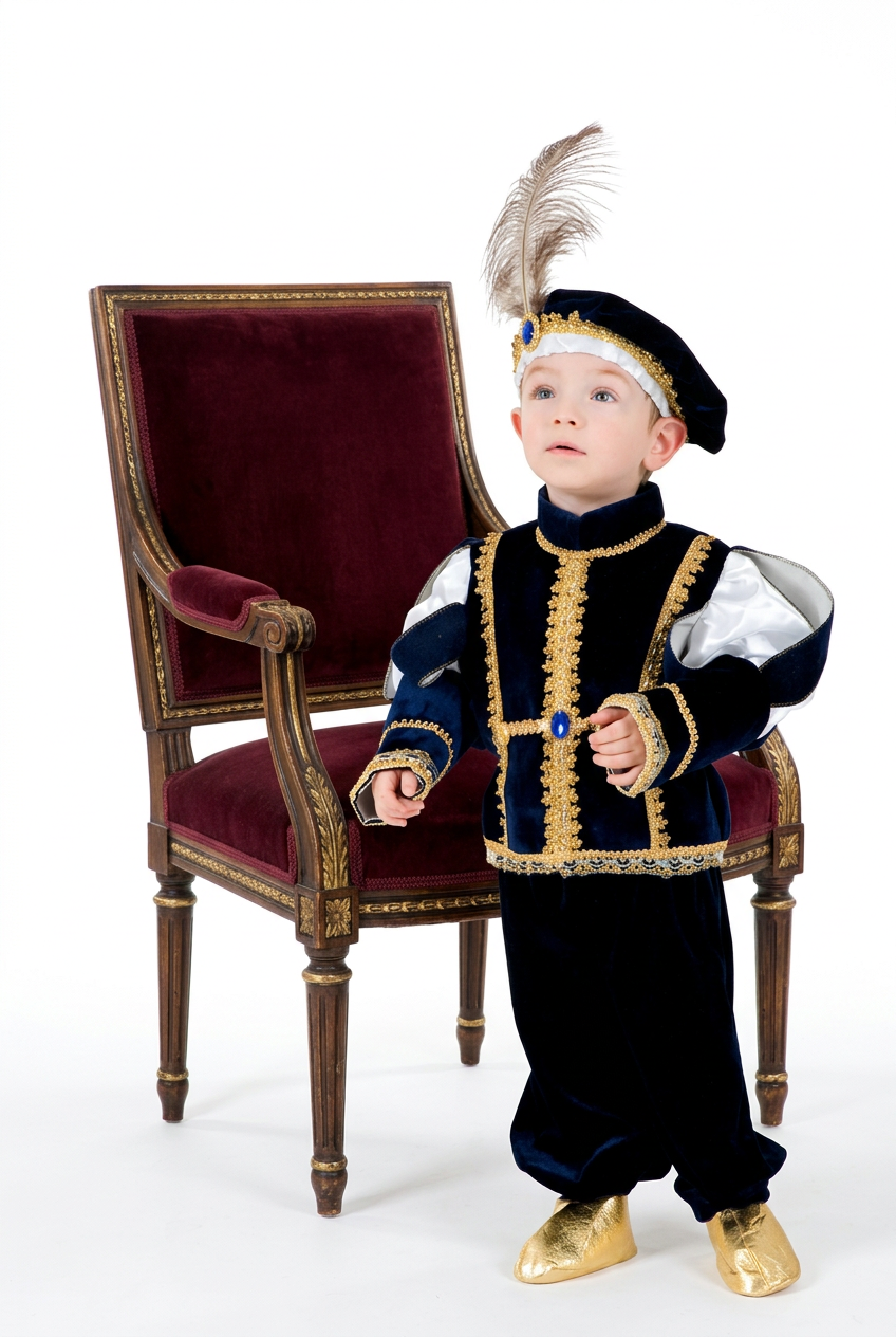 Disfraz Príncipe Orlando Infantil – Paje de Reyes Magos
