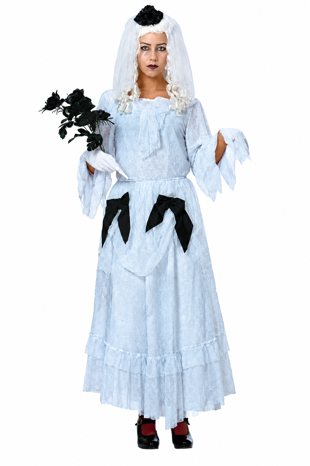 Women's Corpse Bride Costume – Gothic Halloween Dress