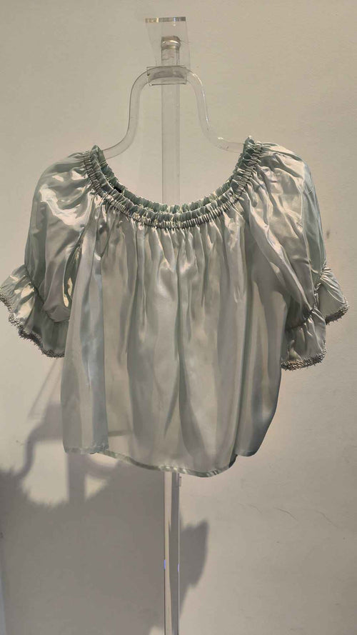 Camisa Medieval Plateada con Pasamanería
