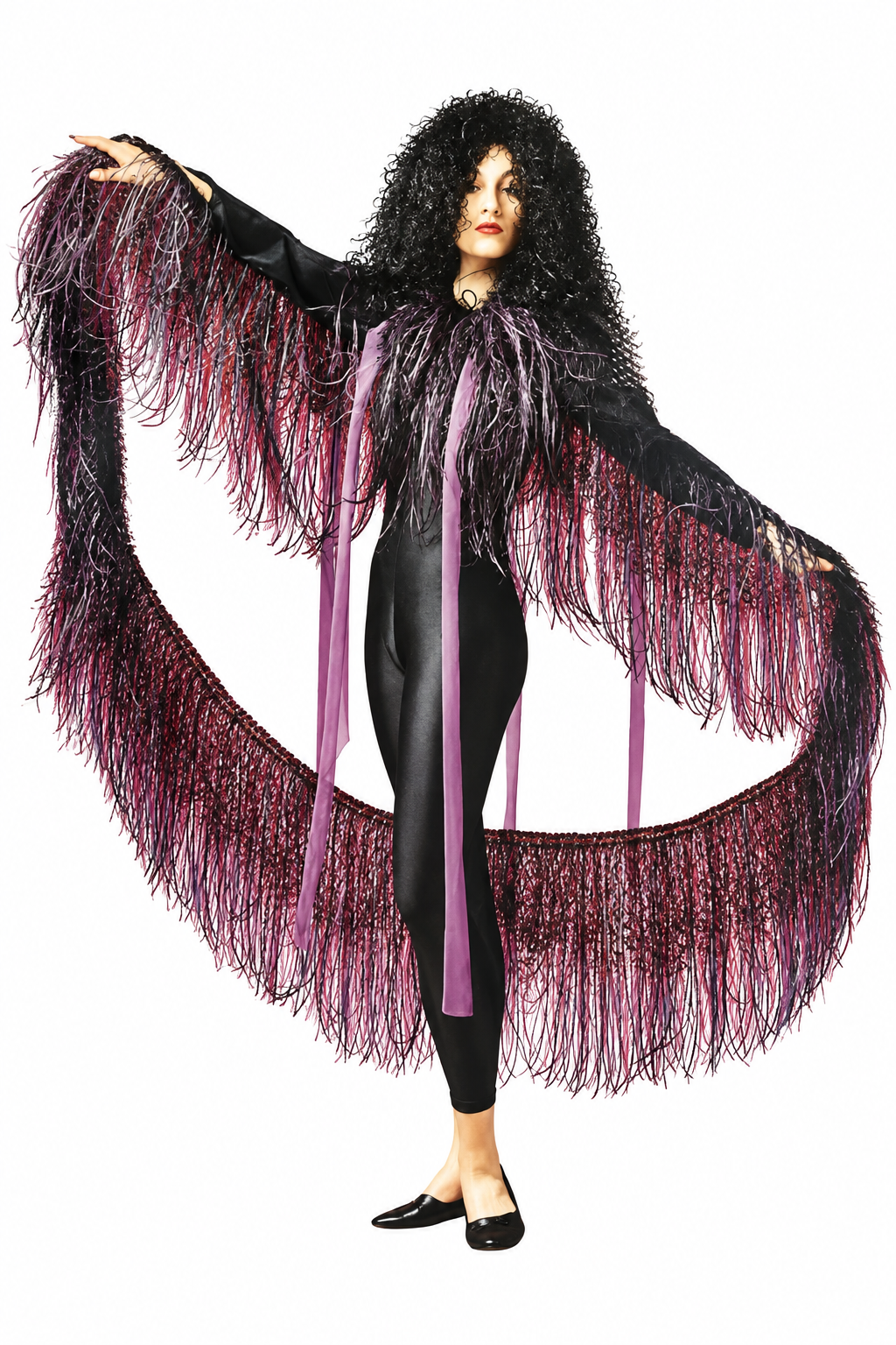 Feathered Cape – Elegant And Dramatic Costume Accessory