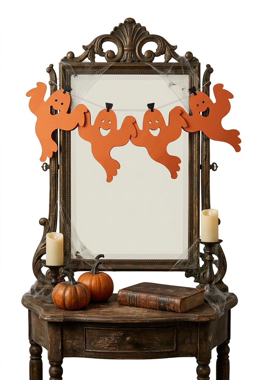 Ghost Garland Halloween Decoration