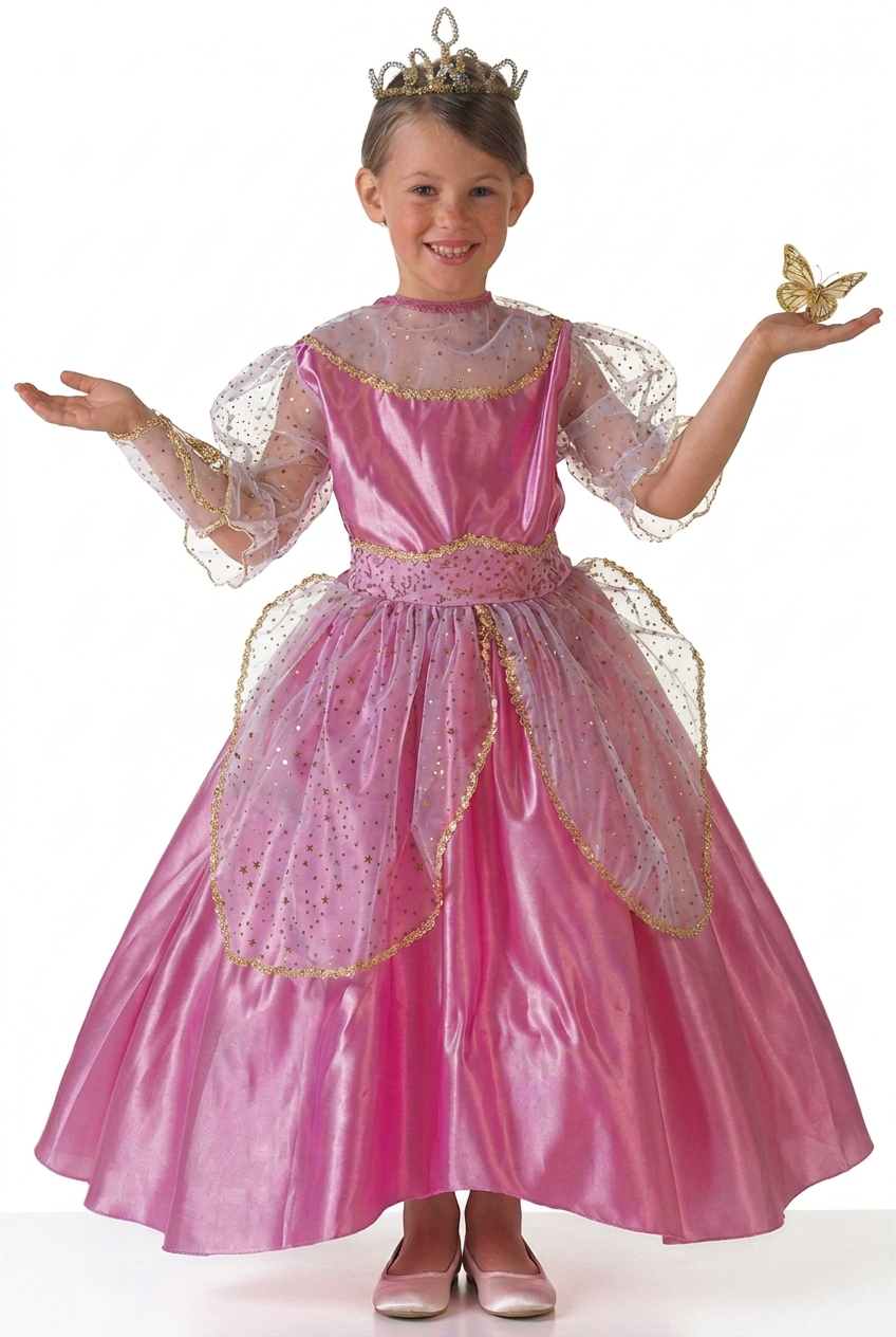 Disfraz Reina De La Belleza Infantil – Traje De Princesa Para Niña