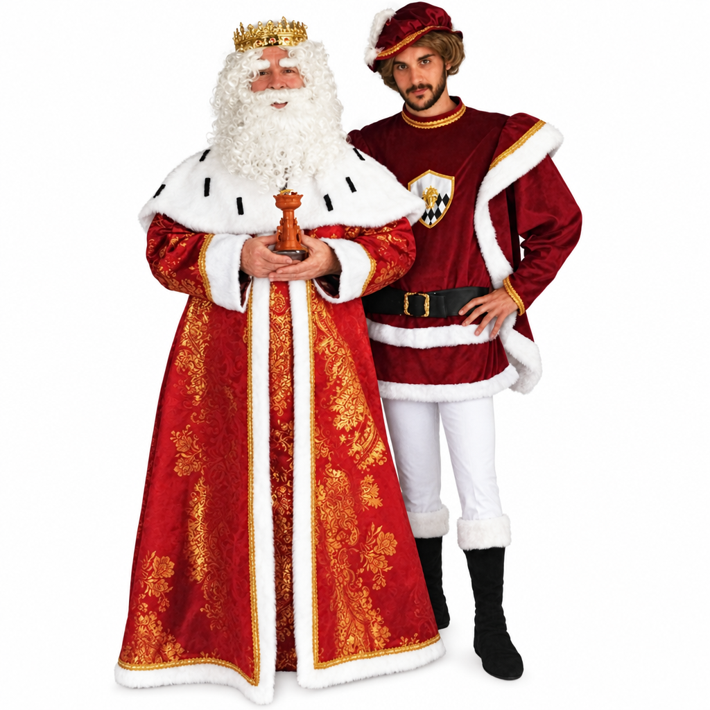 Adult White Wise Man Costume - Tunic and Handmade Robe