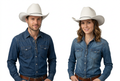 Sombrero Cowboy Blanco Antelina